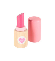 Set cosmetic din lemn pentru fetițe cu trusă cosmetică si 10 Accesorii, 3+ Ani