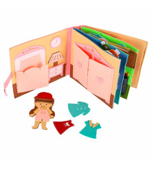 Carte senzorială educativă din fetru pentru copii, căsuță 3D 3+ Ani
