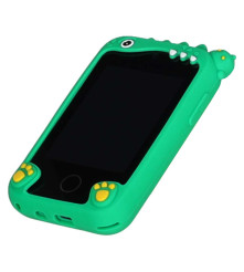 Telefon de Jucarie pentru Copii cu Camera, Card 8GB si Jocuri, Dinozaur Verde, 3+ Ani