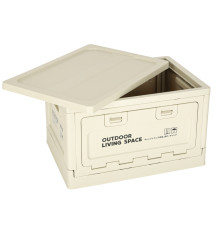 Organizer Pliabil pentru Portbagaj 25L Cutie Camping cu Capac