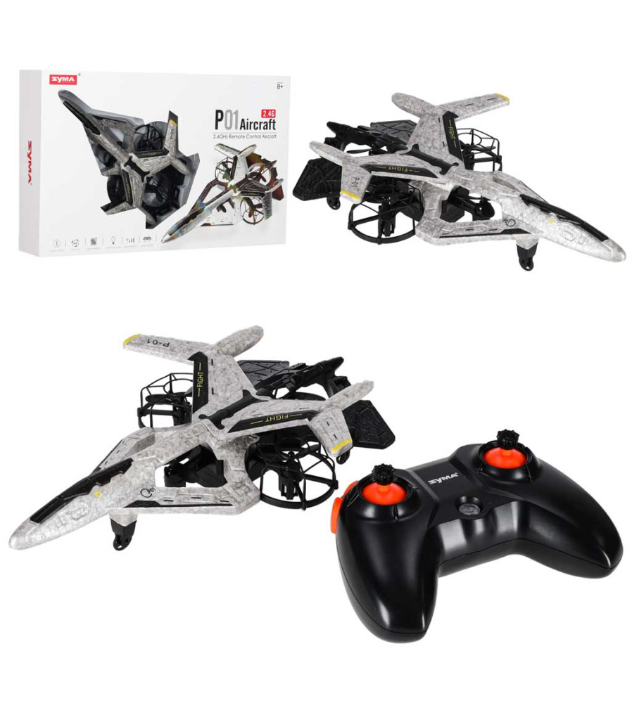 Drona RC Syma P01 cu LED 2.4 GHz Acrobatii 360° Decolare Automata si Stabilizare Zbor