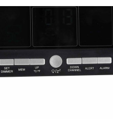 Statie Meteo Digitala cu Senzor Exterior, Termometru, Higrometru, Ceas, Alarma USB-C
