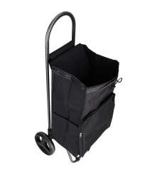 Carucior pentru Cumparaturi cu Roti si Compartiment Termoizolant 41L Negru