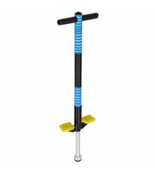 Pogo Stick Reglabil pentru Copii Cadru din Otel Antiderapant, Albastru Max. 40 kg