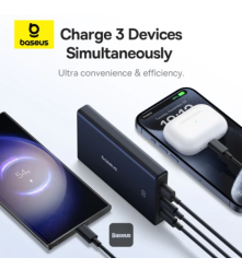 Baterie Externa Baseus PicoGo 10000mAh 20W 2x USB-C + USB-A PD 3.0 PPS Afisaj Digital