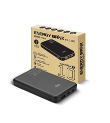 Baterie Externa everActive EB-11QB 10000mAh 20W 2x USB-C + USB-A ecran LCD
