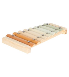 Xilofon din Lemn pentru Copii cu 8 Note si 2 Baghete Instrument Muzical