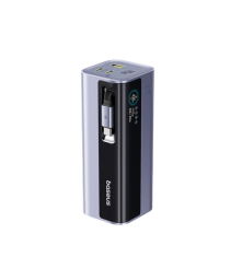 Baterie Externa Baseus GR11 20000mAh 145W Cablu USB-C Retractabil 3x USB-C + USB-A