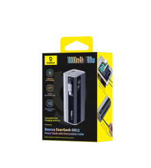 Baterie Externa Baseus GR11 10000mAh 100W Cablu USB-C Retractabil USB-C + USB-A