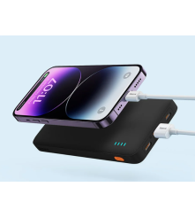 Baterie Externa Baseus Airpow PPQD090001 10000mAh 20W, USB-C + USB-A Negru