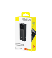 Baterie Externa Baseus EnerFill FP41 30000mAh 22.5W, 2x USB-A + USB-C Afisaj LED