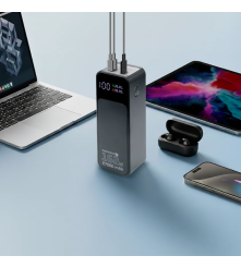 Baterie Externa everActive EB-27Q Ultra 27000mAh 162.5W USB-C 140W PD 3.1 LCD si Lanterna