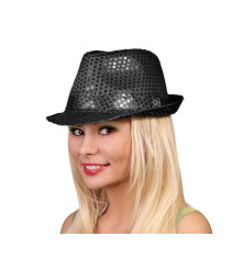 Palarie Neagra cu Paiete...
