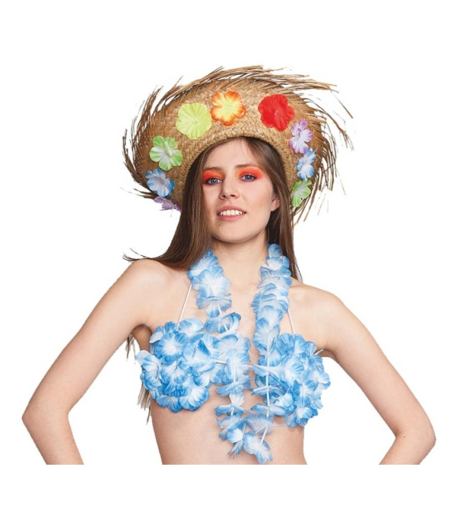 Palarie Hawaiana din Paie pentru adulti Circumferinta 65 cm