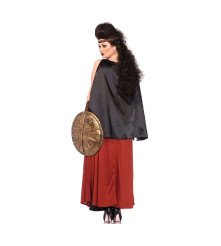 Costum Regal Warrior pentru Adulti, Rochie Lunga, Mansete si Bentita, 3 Piese Marimea M (38-40)
