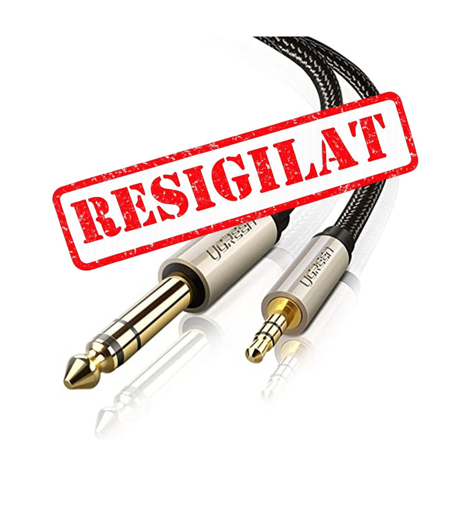 RESIGILAT UGREEN Cablu audio Jack 3.5mm Male la 6.35mm Male