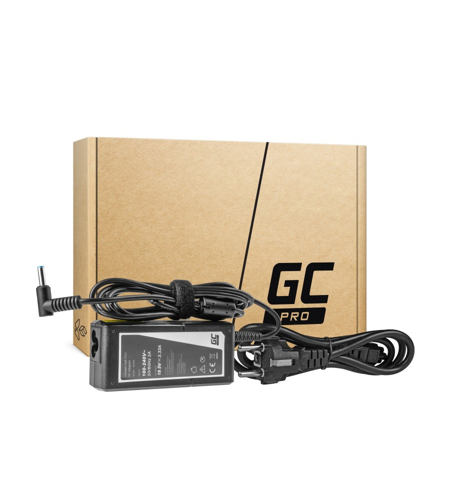 Incarcator Laptop Green Cell PRO AD49P pentru HP 250 G2 G3 G4 G5, 65W, 19.5V, 3.33A, Mufa Albastra 4.5x3.0mm