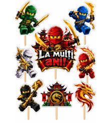 Set 8 Toppere Model Ninjago...