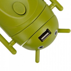 Oem - Android Style Multi-Function Travel Power Plug Adaptor Green - Fali dugók és adapterek - WW88008169