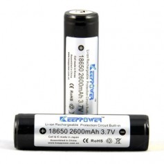 KeepPower, KeepPower 18650 2600mAh baterie reîncărcabilă, Format 18650, NK217-CB