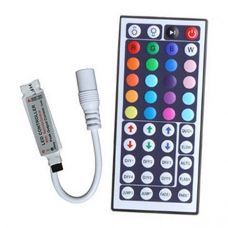 Oem - Telecomanda mini LED RGB IR 48 butoane - Accessorii LED - AL742