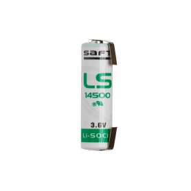 SAFT - U-Tag SAFT LS14500 / AA lithium battery 3.6V - Size AA - NK097-CB