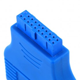 Oem - USB 3.0 Pinheader Mama 20pin la Dual USB 3.0 Mama - Adaptoare USB  - AL662