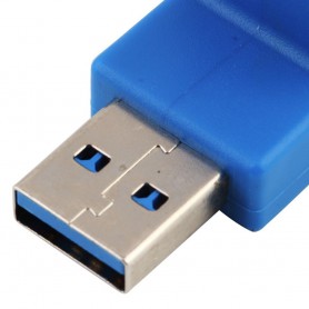 Oem - Adaptor USB 3.0 Tip A Tata la Mama Unghi in jos - Adaptoare USB  - AL663
