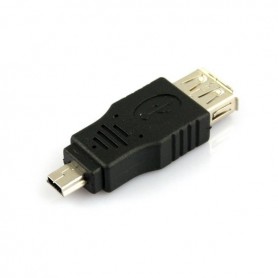 Oem - Adaptor convertor USB 2.0 A mama la Mini USB Tata - Adaptoare USB  - AL789