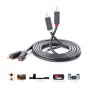 UGREEN - Cablu 2 RCA tata la 2 RCA tata - Cabluri audio - UG011-CB