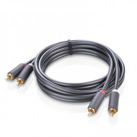 UGREEN - Cablu 2 RCA tata la 2 RCA tata - Cabluri audio - UG011-CB