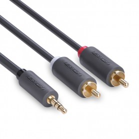 UGREEN - 2 RCA male to 3.5mm Audio Jack male cable - Cabluri audio - UG015-CB