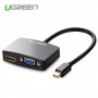UGREEN - Mini Displayport la HDMI si VGA - HDMI adaptoare - UG016-CB