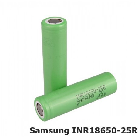 Samsung INR18650-25R 2500mAh 20A for Size 18650