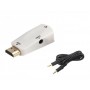 Oem - Convertor Adaptor HDMI la VGA + audio - HDMI adaptoare - AL969-CB