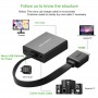 UGREEN - HDMI to VGA+3.5MM Audio+Mirco USB converter - HDMI adaptoare - UG102-CB
