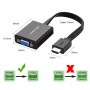 UGREEN - HDMI to VGA+3.5MM Audio+Mirco USB converter - HDMI adaptoare - UG102-CB