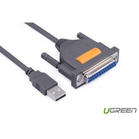 UGREEN - Cablu de imprimanta paralel USB la DB25 - Cabluri imprimantă - UG143