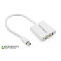 UGREEN - Convertor Mini DisplayPort la DVI Alb - DVI și DisplayPort adaptoare - UG152