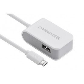 UGREEN - Cablu micro USB OTG 2 porturi specializat pentru telefoane mobile - Adaptoare USB  - UG168