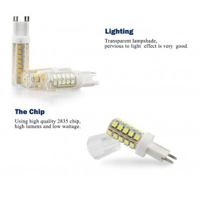 Oem - G9 5W Bec cu LED-uri Alb Rece SMD2835 - Nereglabil - G9 LED - AL412