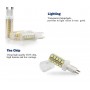 Oem - G9 5W Bec cu LED-uri Alb Rece SMD2835 - Nereglabil - G9 LED - AL412
