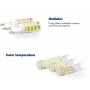 Oem - G9 5W Bec cu LED-uri Alb Rece SMD2835 - Nereglabil - G9 LED - AL412