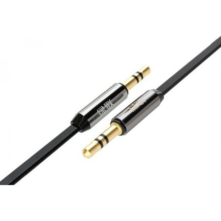 UGREEN - Cablu Audio cu jack de 3.5mm Tată-Tată Ultra Flat Negru - Cabluri audio - UG250-CB