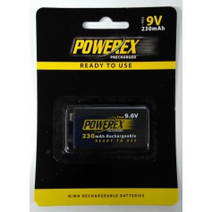 Powerex Precharged 9.6V 230mAh reincarcabil