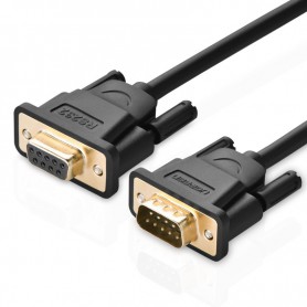 UGREEN - Cablu de 5M DB9 la DB9 RS232 COM la COM tata-mama - RS 232 RS232 adaptoare - UG314