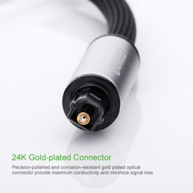 UGREEN - Toslink Optical Audio Professional Cable Aluminum Case - Audio cables - UG319-CB