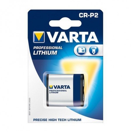 Varta, Varta CR-P2 akkumulátor Professzionális Photo Lithium 6V 1600mAh, Egyéb méretek, BS164-CB