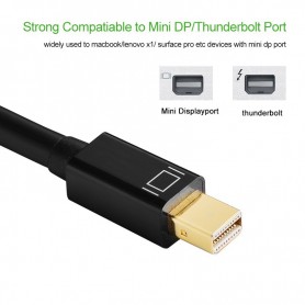 UGREEN - Mini Dislayport DP Male HDMI Male cable - Cabluri Displayport si DVI - UG330-CB