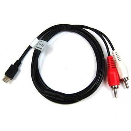 Oem - Music cable compatible with Micro USB - RCA - USB to Audio cables - ON076